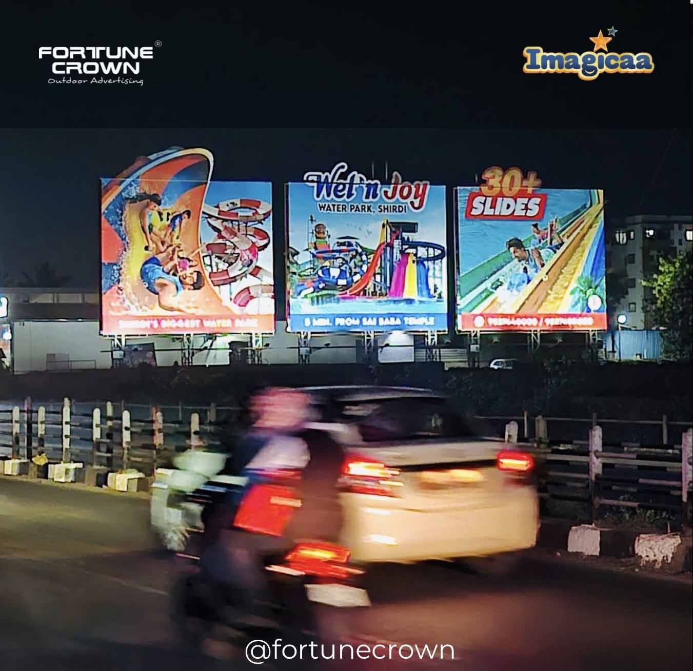Hoarding and billboard advertising